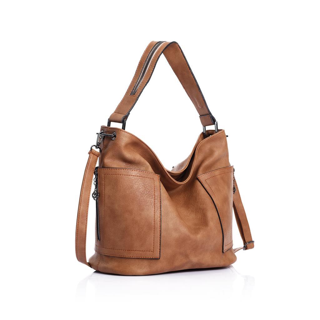 Argolis Pocket Detailed Handbag and Shoulder Bag