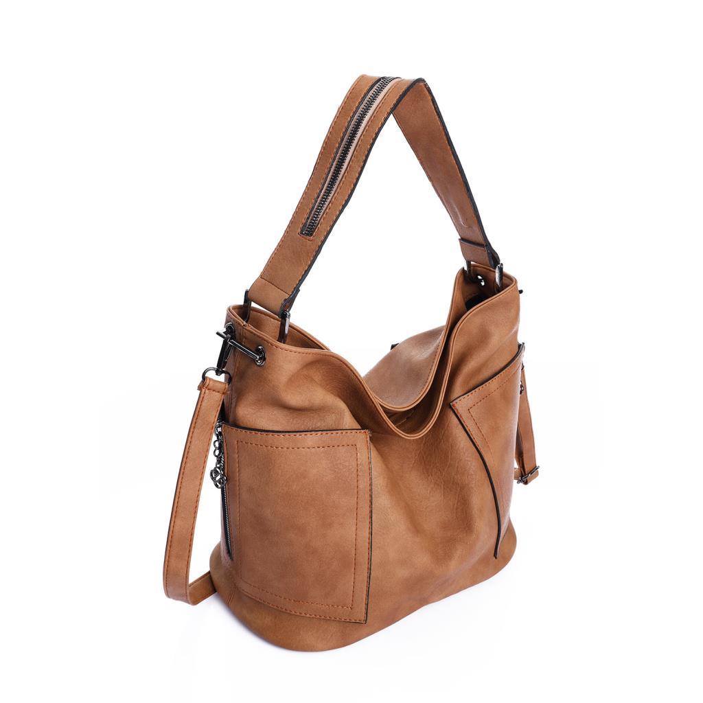 Argolis Pocket Detailed Handbag and Shoulder Bag