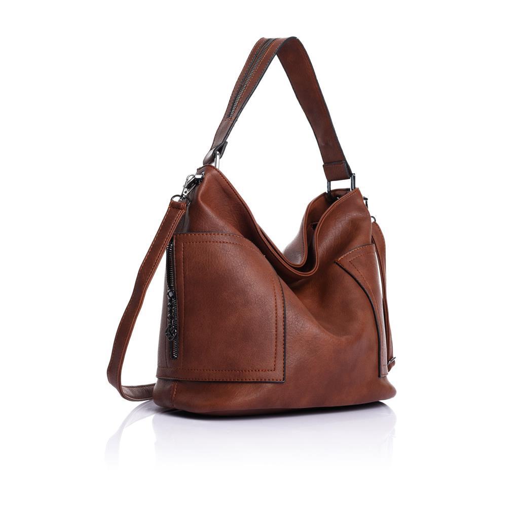 Argolis Pocket Detailed Handbag and Shoulder Bag