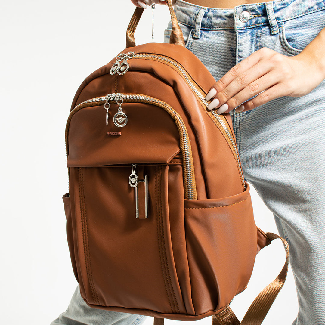 Button Women's Satin Adjustable Shoulder Bag