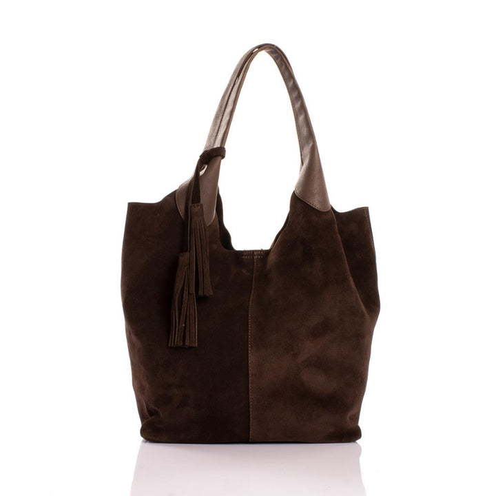 Elena Genuine Suede Shoulder Bag - YC1969S