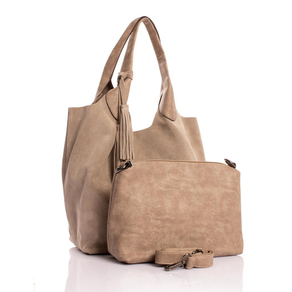 Elena Genuine Suede Shoulder Bag - YC1969S
