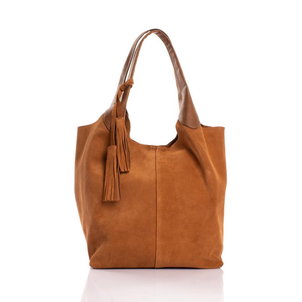 Elena Genuine Suede Shoulder Bag - YC1969S