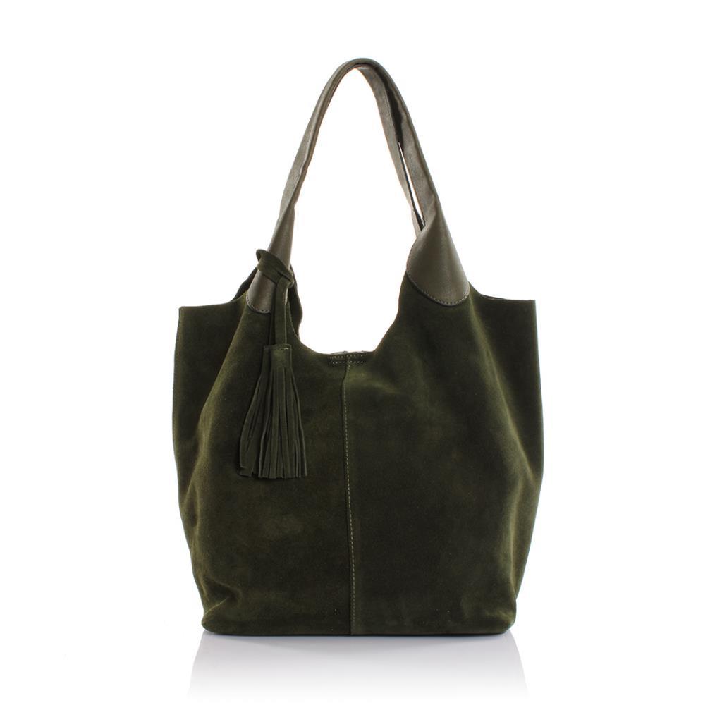 Elena Genuine Suede Shoulder Bag - YC1969S