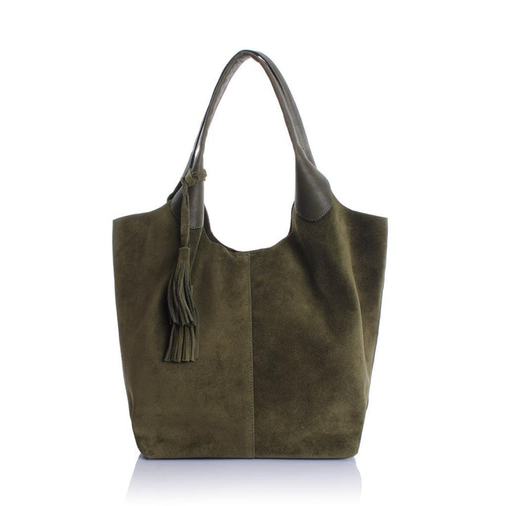 Elena Genuine Suede Shoulder Bag - YC1969S