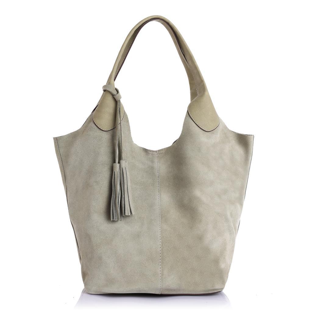 Elena Genuine Suede Shoulder Bag - YC1969S