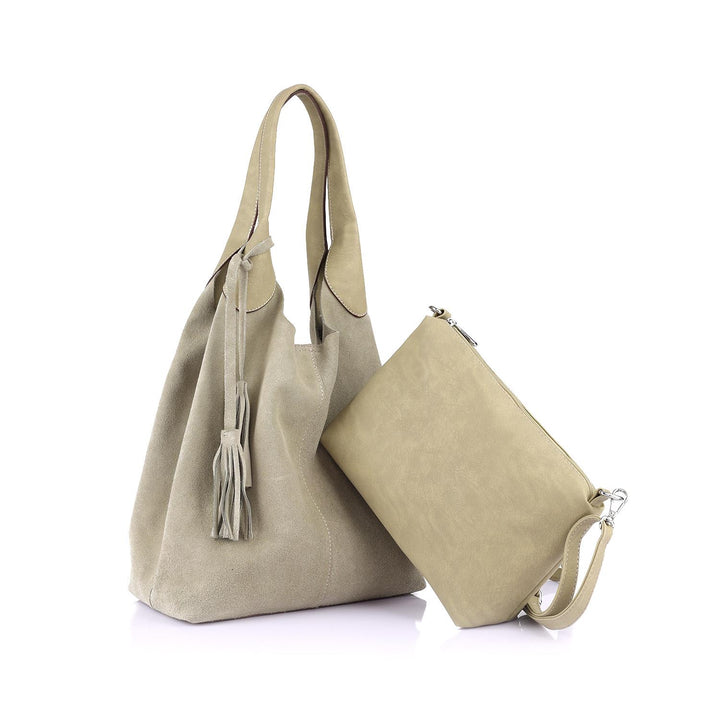 Elena Genuine Suede Shoulder Bag - YC1969S