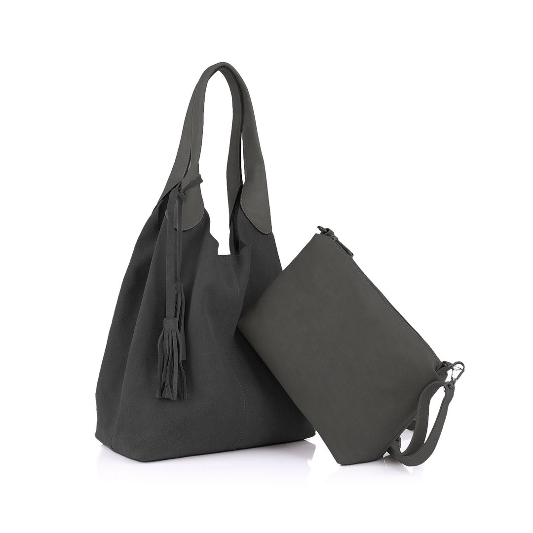 Elena Genuine Suede Shoulder Bag - YC1969S