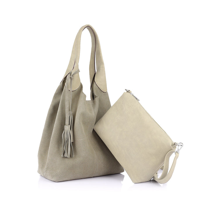 Elena Genuine Suede Shoulder Bag - YC1969S
