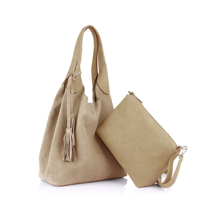Elena Genuine Suede Shoulder Bag - YC1969S