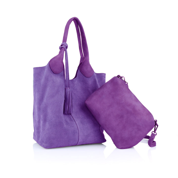 Elena Genuine Suede Shoulder Bag - YC1969S