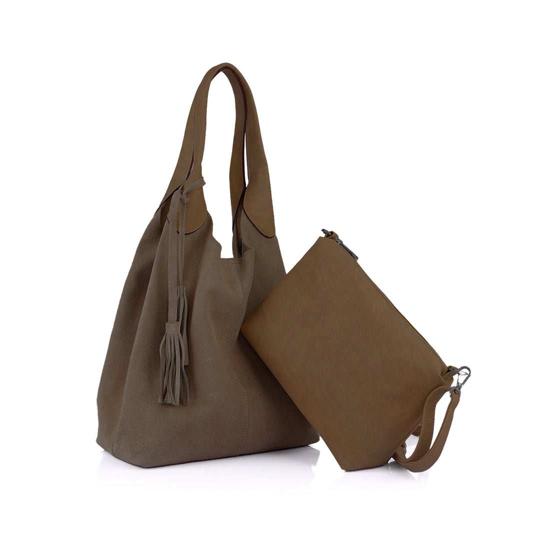 Elena Genuine Suede Shoulder Bag - YC1969S