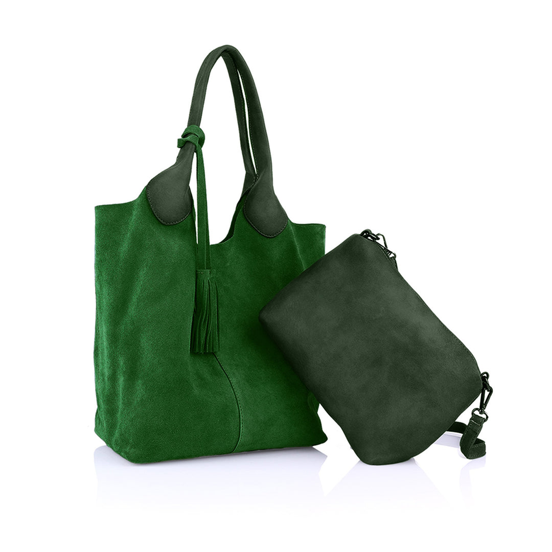Elena Genuine Suede Shoulder Bag - YC1969S