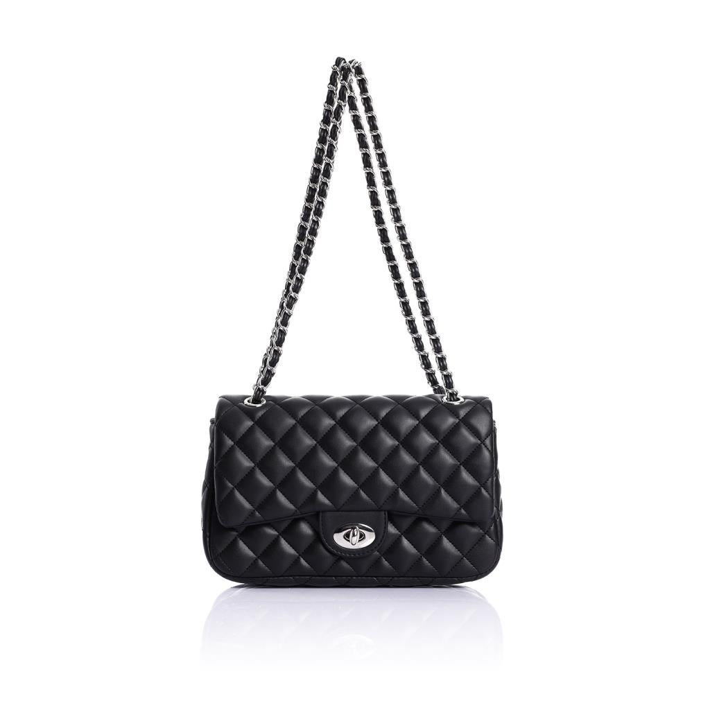 Florin Quilted Bag with Chain Strap