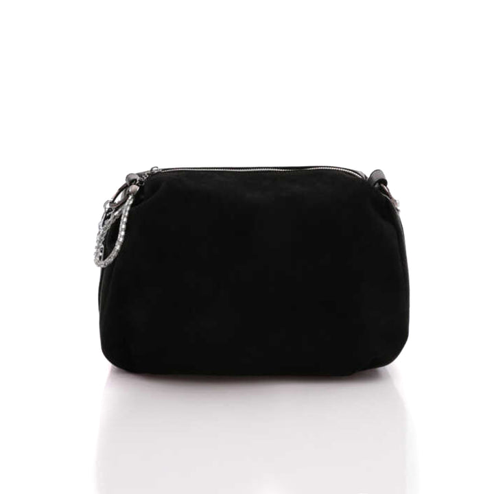 Insigne Women's Genuine Suede Chain Strap Shoulder Bag and Crossbody Bag