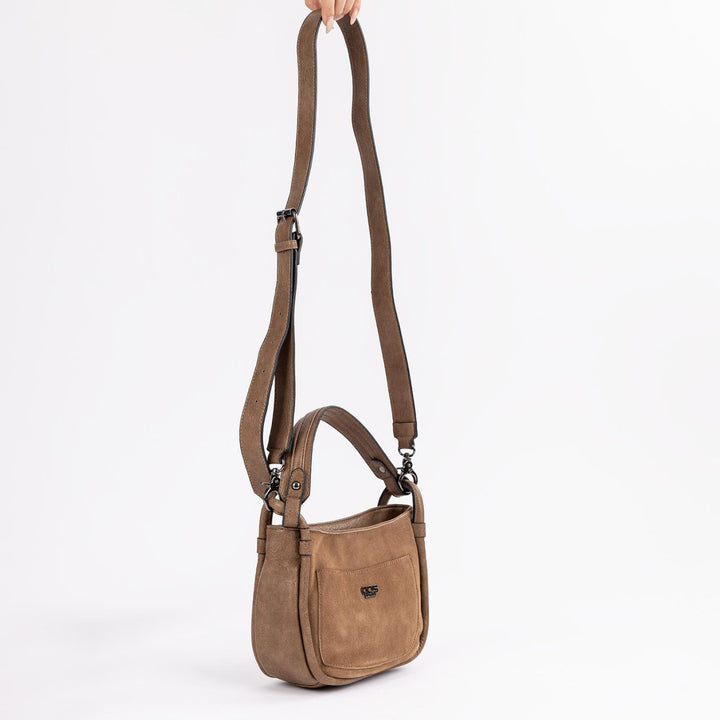 Lordes Women's Genuine Suede Handbag and Crossbody Bag