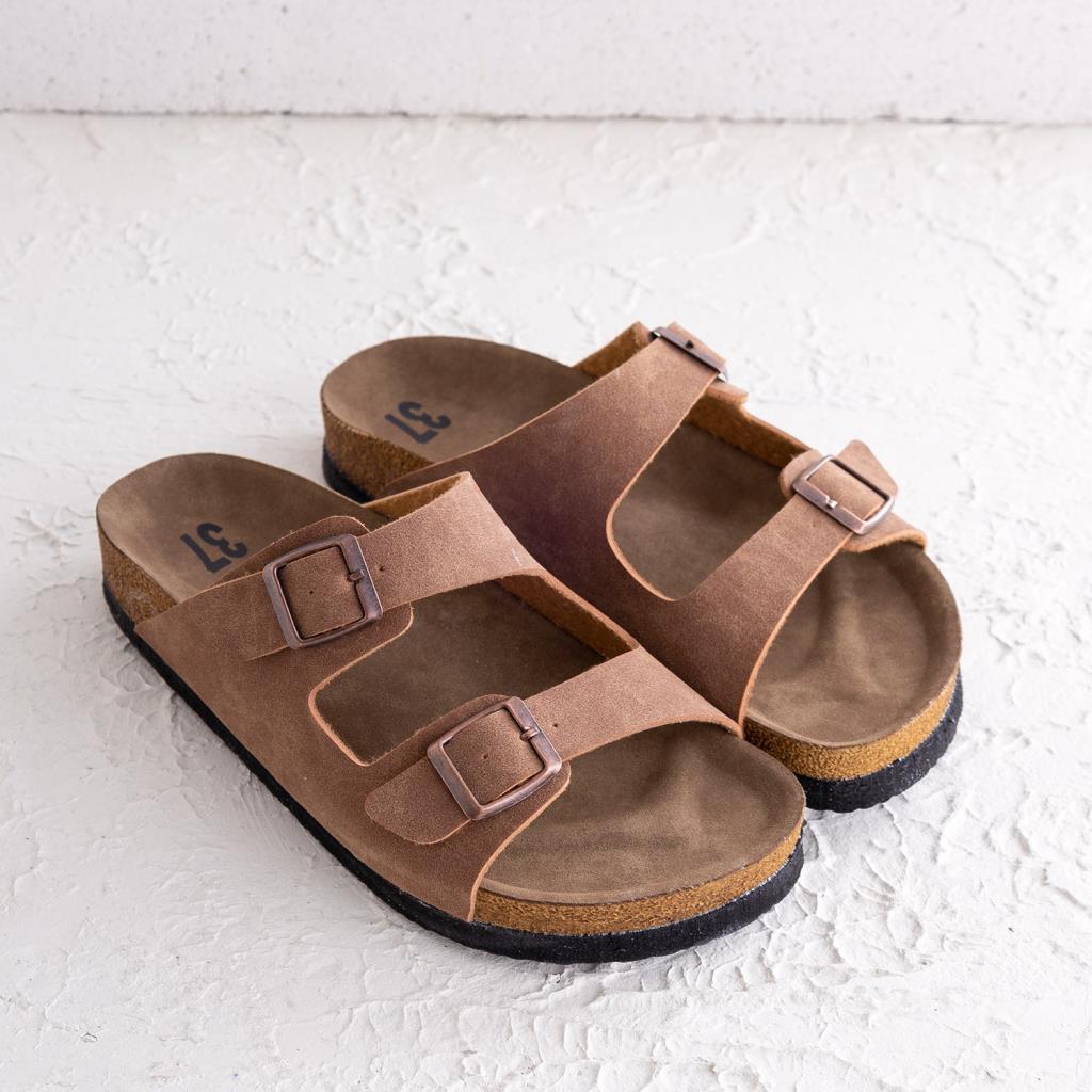 Marsiya Women's Tan Suede Slippers
