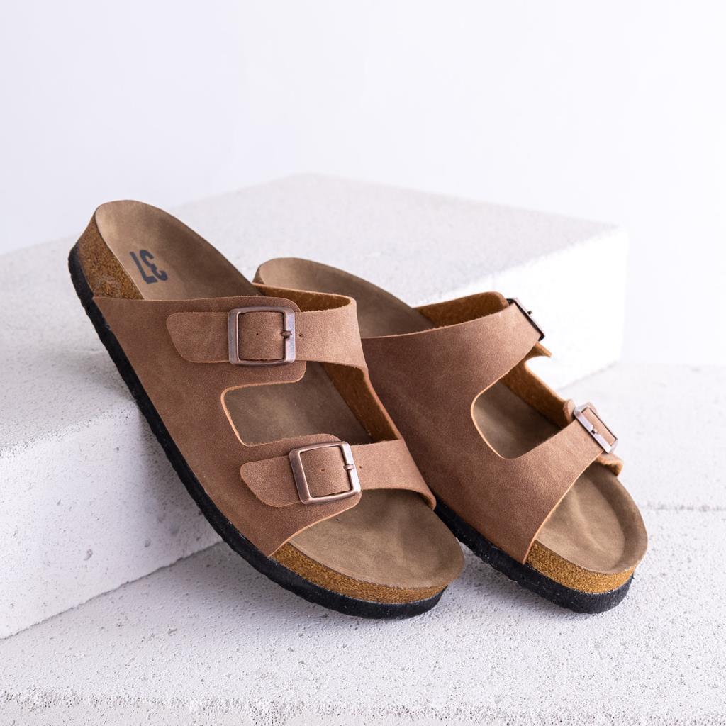 Marsiya Women's Tan Suede Slippers