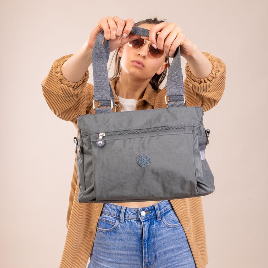Ment Waterproof Crinkle Women's Shoulder Bag