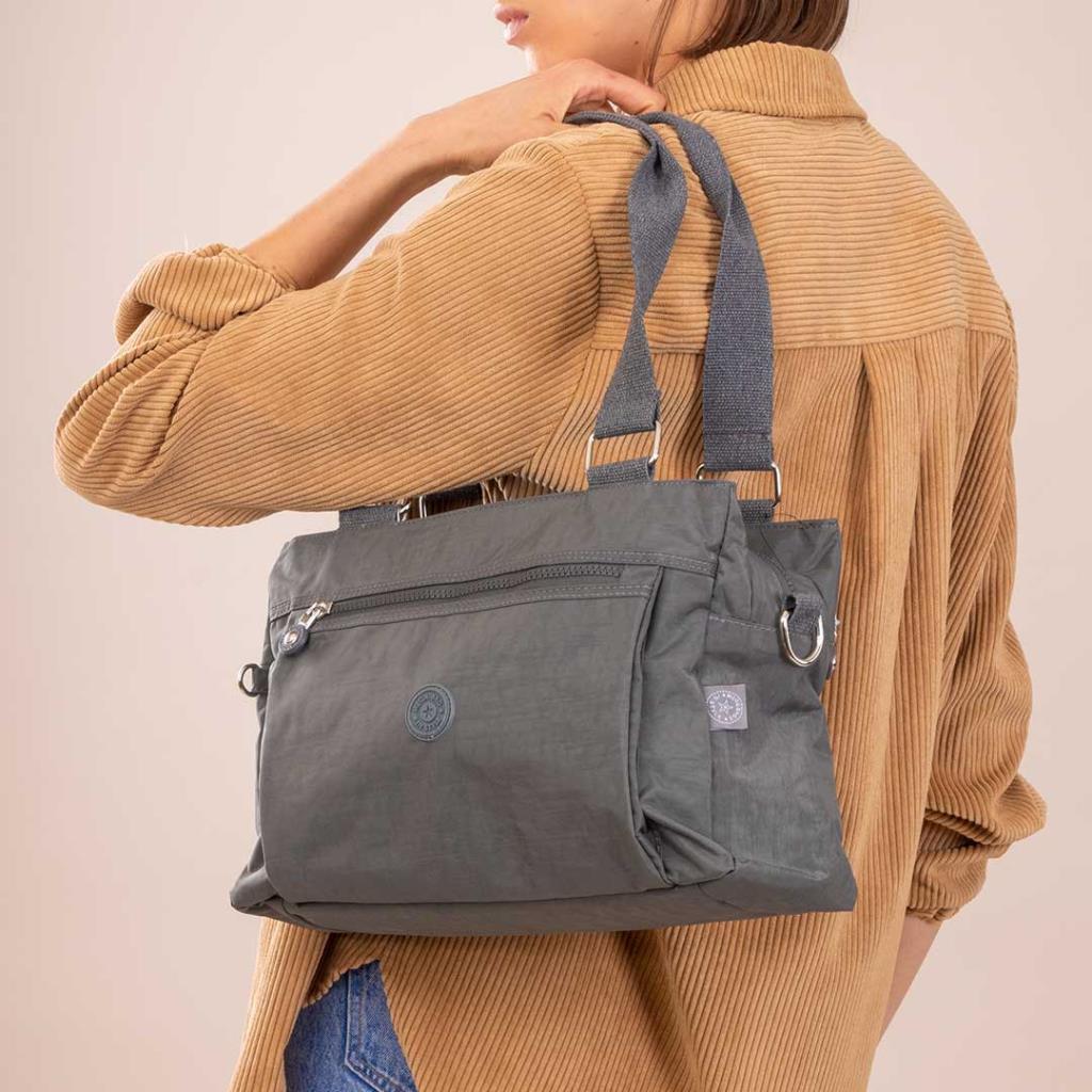 Ment Waterproof Crinkle Women's Shoulder Bag