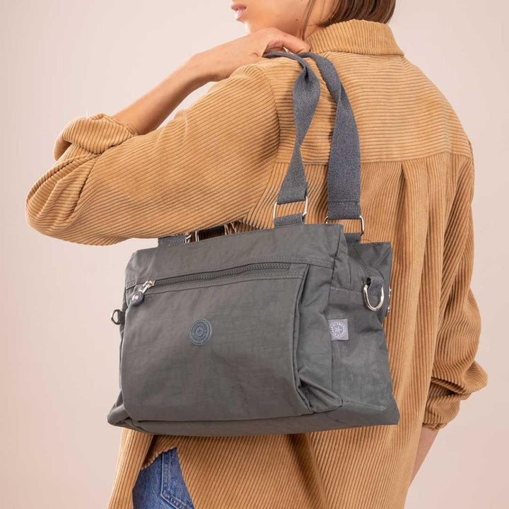 Ment Waterproof Crinkle Women's Shoulder Bag