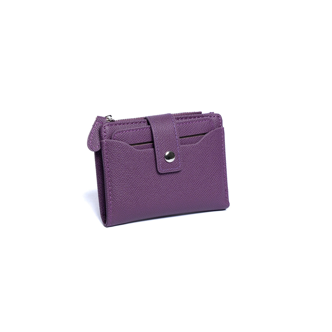 Monk Women's Zipper and Snap Wallet MW06