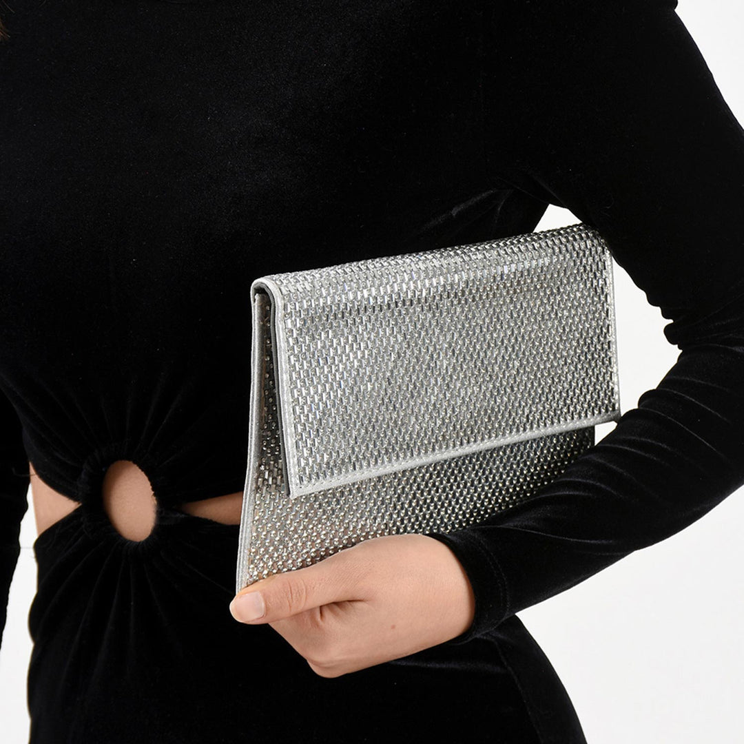 Jeften Women's Stone Embroidered Evening Bag