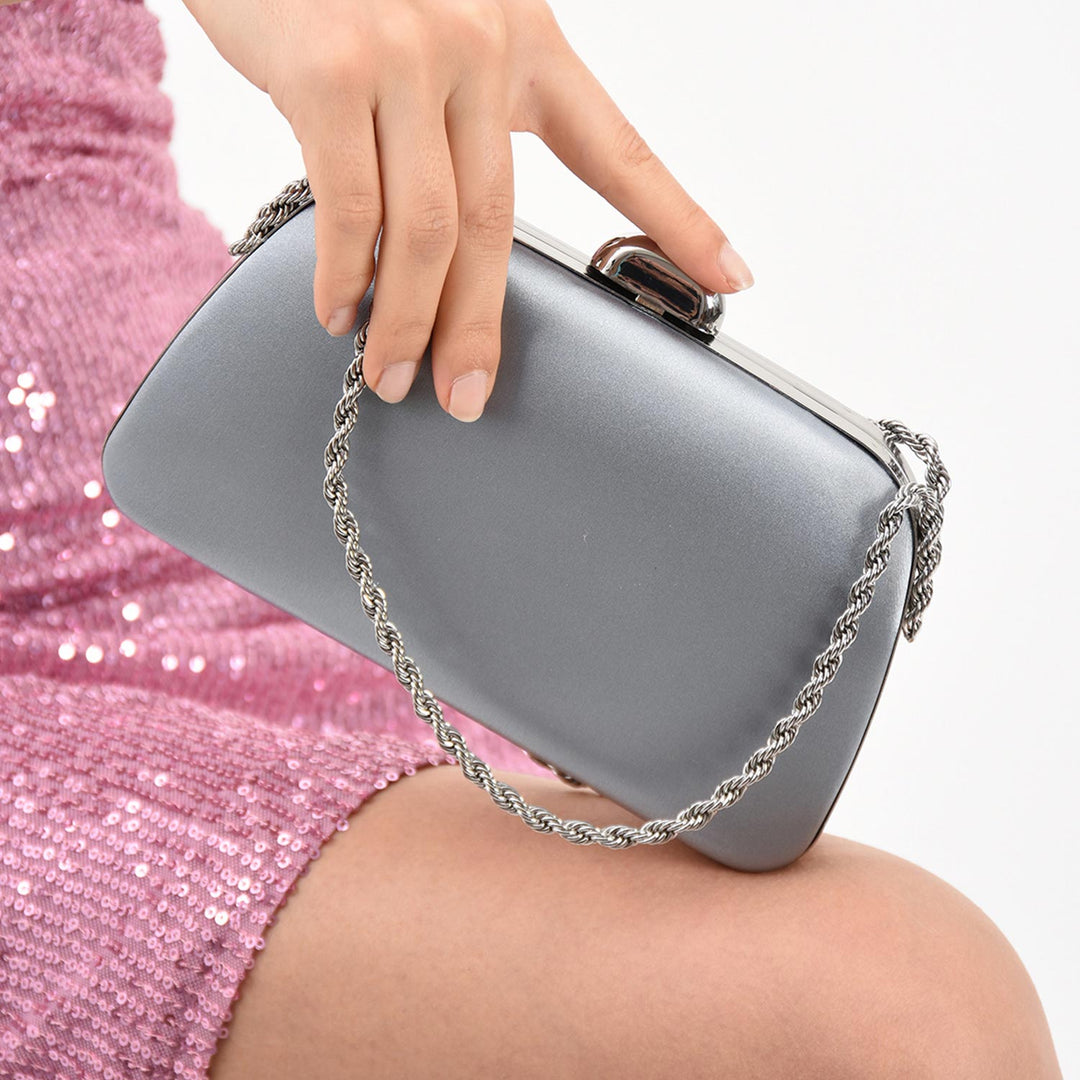 Dzeko Women's Chain Strap Evening Bag