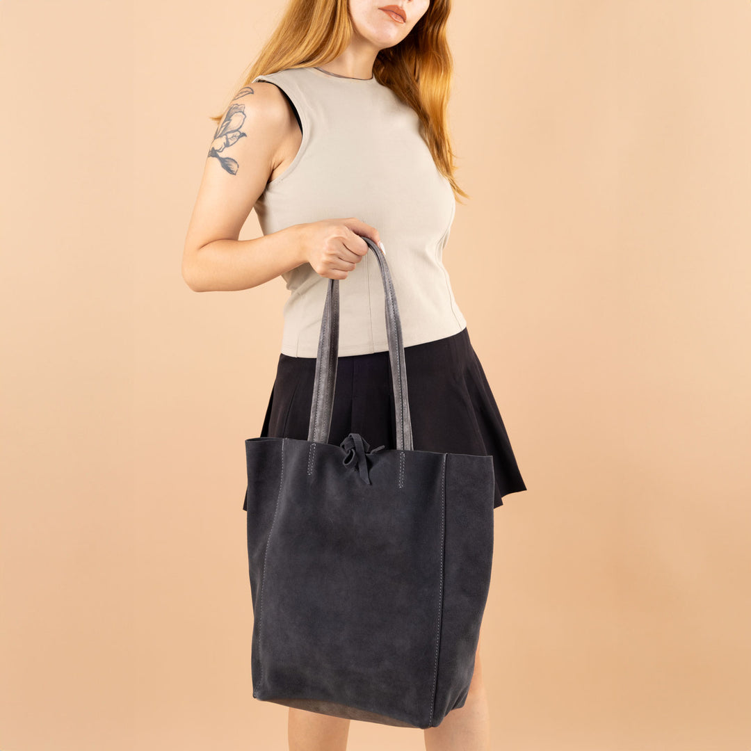 Mons Genuine Leather Suede Women's Shoulder Bag