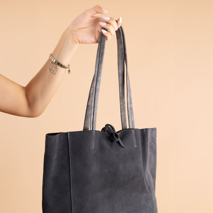 Mons Genuine Leather Suede Women's Shoulder Bag