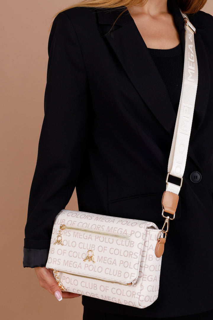 Lorna Kadın Monogram Ayarlanabilir Askılı Çapraz Çanta