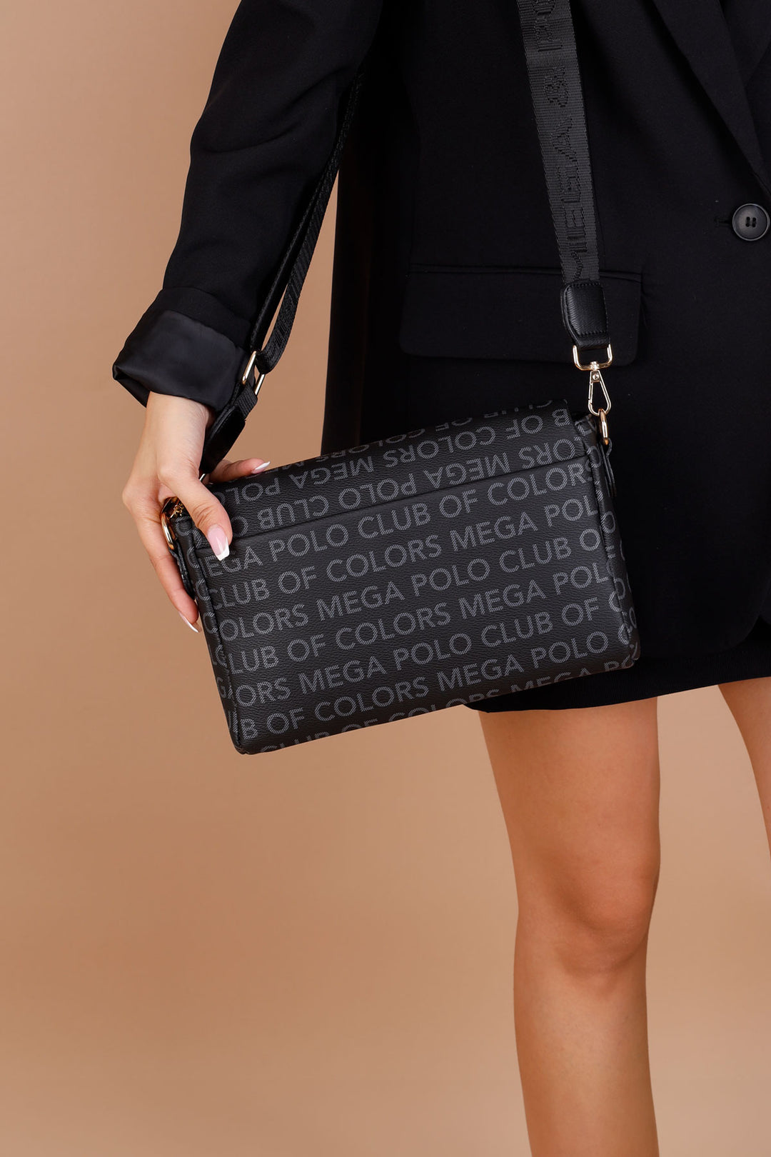 Lorna Kadın Monogram Ayarlanabilir Askılı Çapraz Çanta