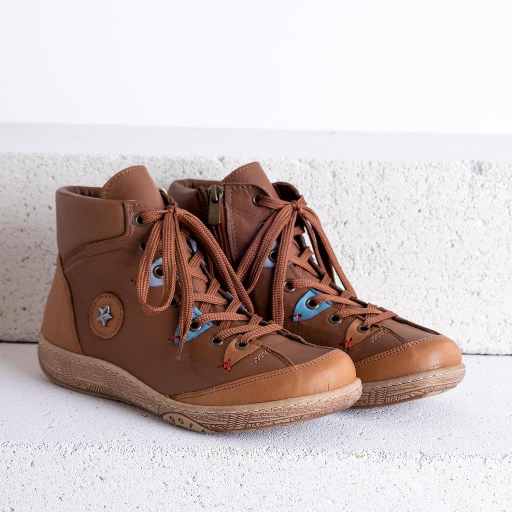 Kuva Genuine Leather Tan Women's Boots