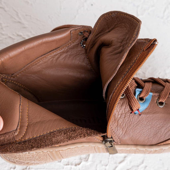 Kuva Genuine Leather Tan Women's Boots