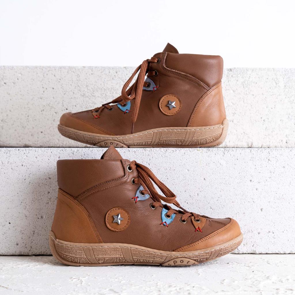 Kuva Genuine Leather Tan Women's Boots