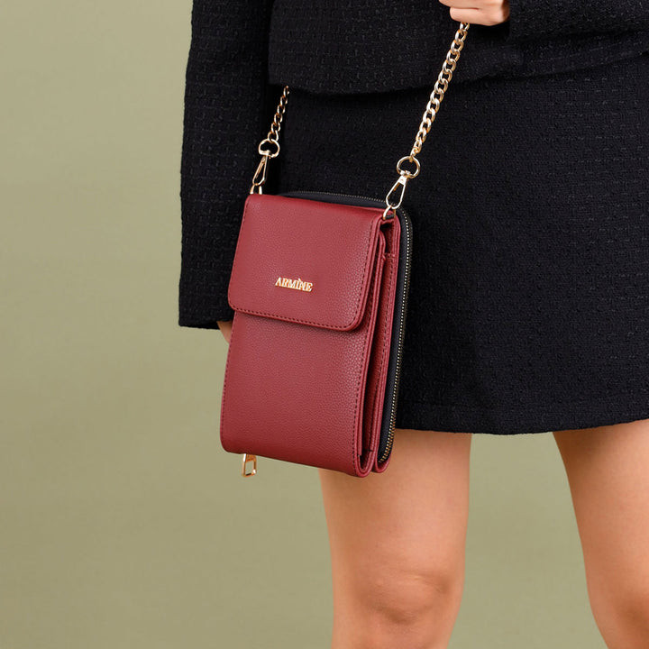 Armine 266 Eleta Women's Chain Strap Crossbody Bag