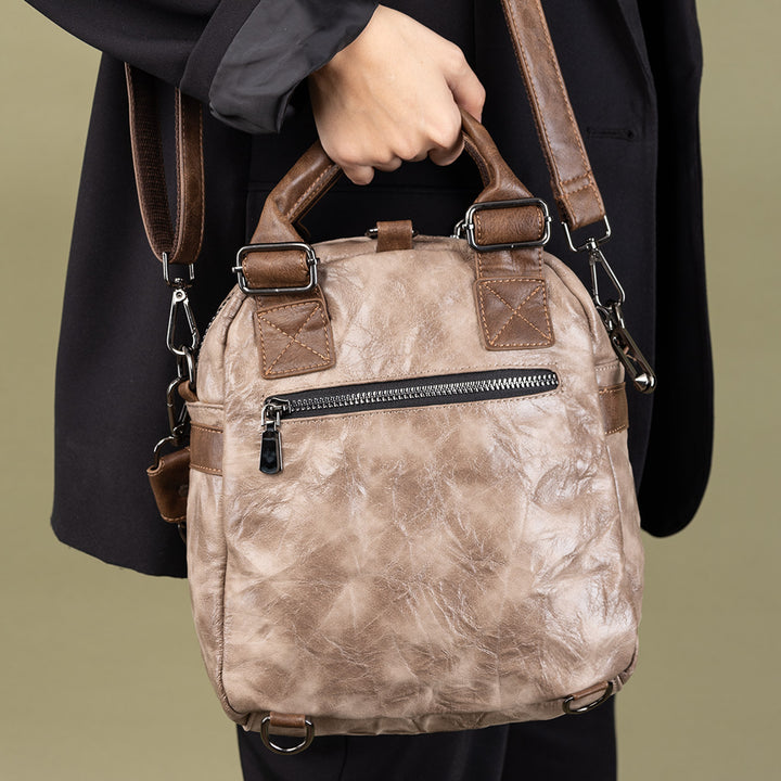 Etna Women's Chain Detailed Crossbody Bag and Backpack
