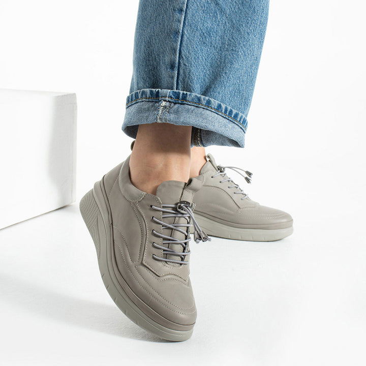 Fared Women's Genuine Leather Stone Casual Shoes