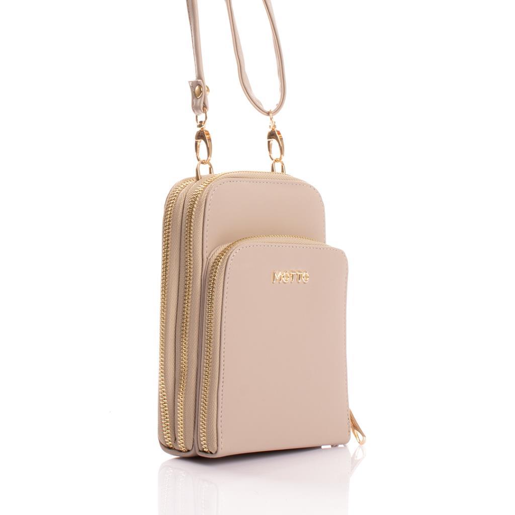 Premium series strap thin 3 -eyed zipper design varona varona stylish woman mini cross bag