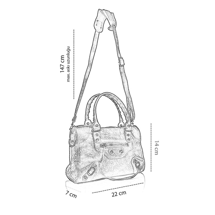 Rakow Women's Genuine Leather Small Handbag and Crossbody Bag