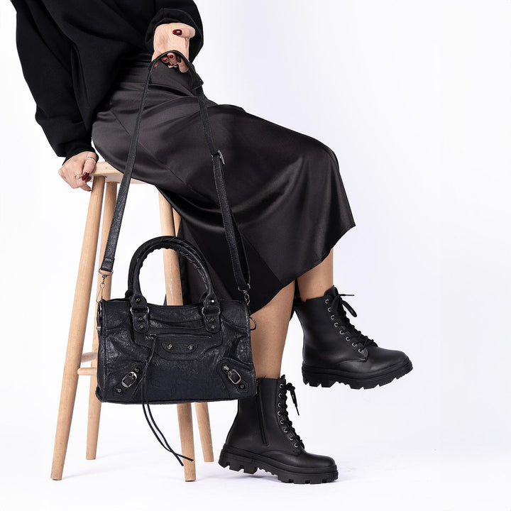 Rakow Women's Genuine Leather Medium Handbag and Crossbody Bag