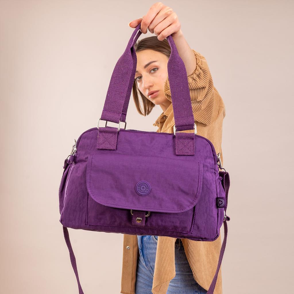 Vendi Waterproof Crinkle Shoulder Bag